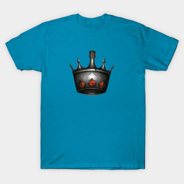 The Crown of Hearts T-Shirt by SeanKalleyArt